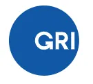A blue circle with the word gri in it.